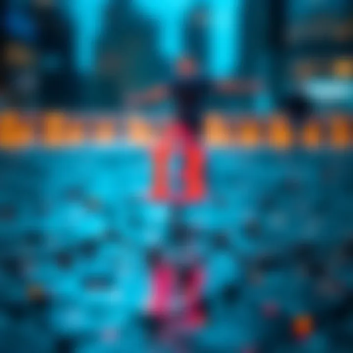 A close-up visual of blockchain technology emphasizing security and transparency.
