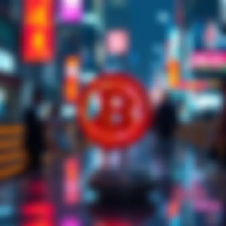 An artistic depiction of future trends in digital assets and investment opportunities.