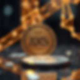 Digital representation of AXS coin in a blockchain environment