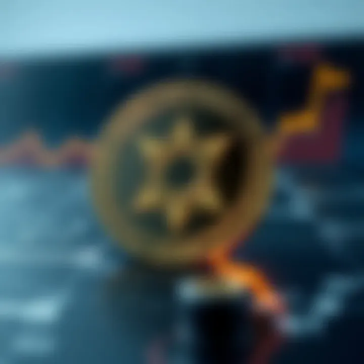 Graph illustrating the functionality of Cosmos Coin