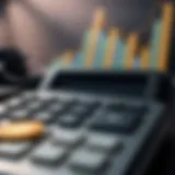 A modern cryptocurrency calculator interface