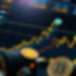 A detailed cryptocurrency graph showcasing market trends