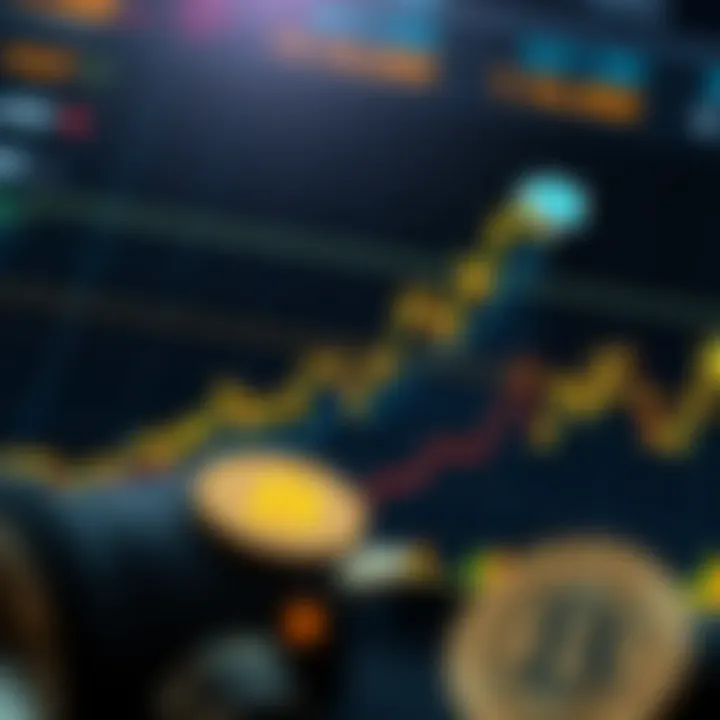 A detailed cryptocurrency graph showcasing market trends