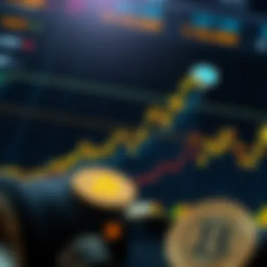 Market Trends in Cryptocurrency A detailed cryptocurrency graph showcasing market trends