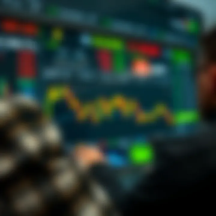 User interface of a cryptocurrency exchange