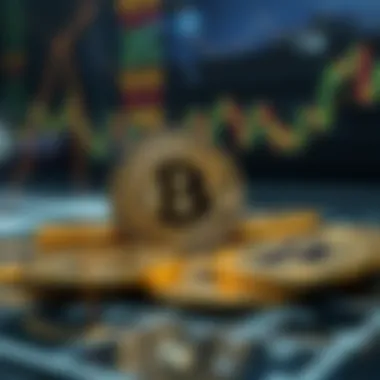 Visual depiction of the cryptocurrency market