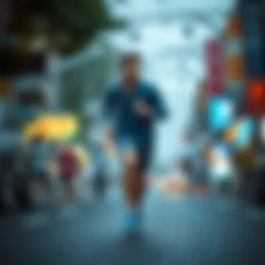 Cultural Shift Driven by Running Memes Creative illustration showing the cultural formation through running memes