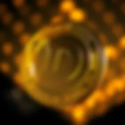 A digital representation of the Division Coin logo reflecting innovation in cryptocurrency.