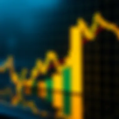 Graphical representation of Fibonacci retracement levels in crypto trading