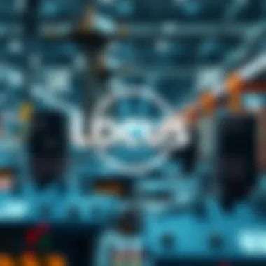 Industrial Applications of Locus Chain Infographic illustrating the industrial applications of Locus Chain