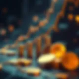 Abstract representation of cryptocurrency growth