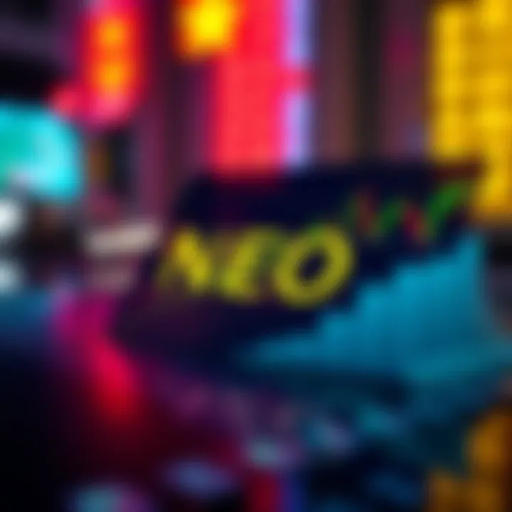 A predictive analysis graphic for NEO's future price movements