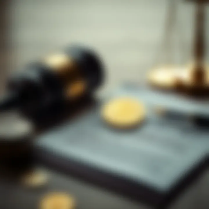 An illustration of legal documents related to NFTs and regulations