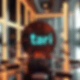 Conceptual representation of Tari's blockchain technology