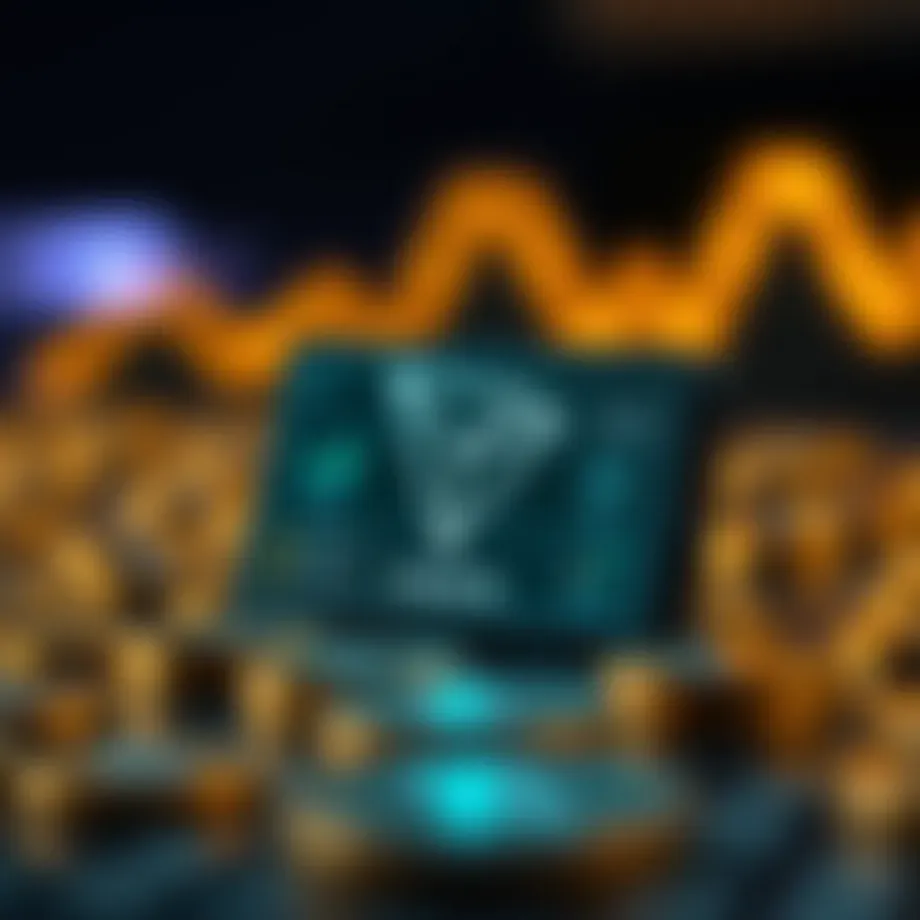 Visual representation of a Tron wallet interface